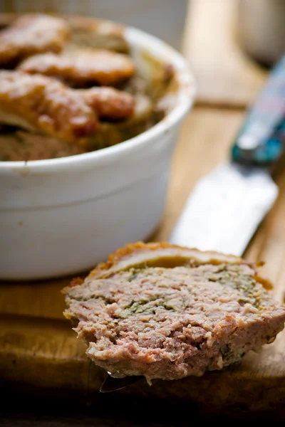 Paste aus einem Entenfleisch. — Stockfoto