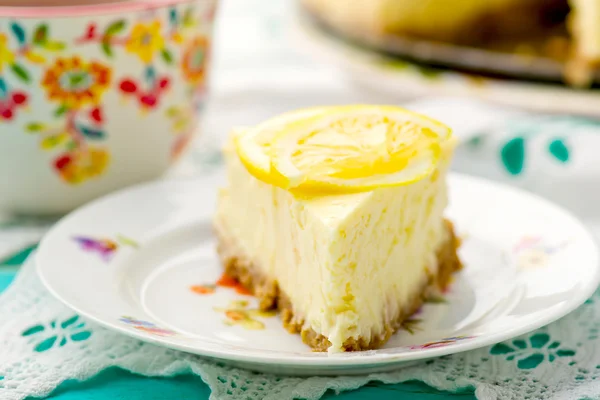 Lemon cheesecake — Stock Photo, Image