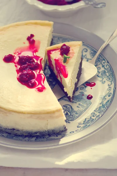 Bolo de queijo — Fotografia de Stock