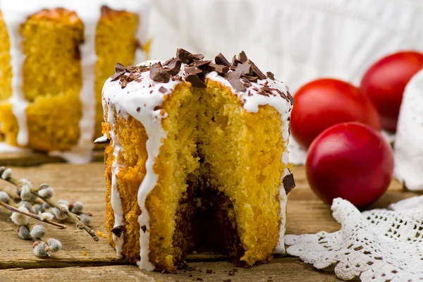 Pastel de Pascua kulich — Foto de Stock