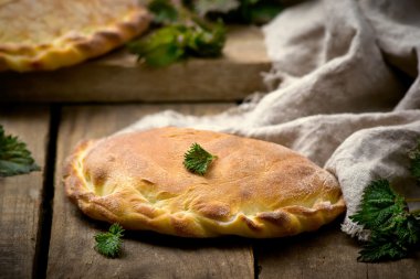 Calzone ricotta ve ısırgan otu ile