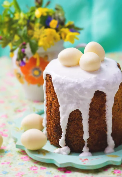 Pastel de Pascua kulich — Foto de Stock