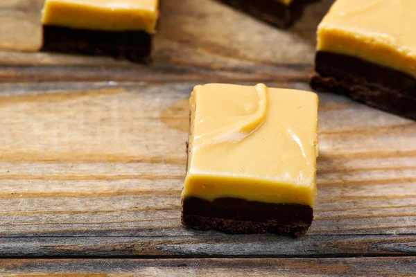 Cioccolato fadj con burro di arachidi — Foto Stock