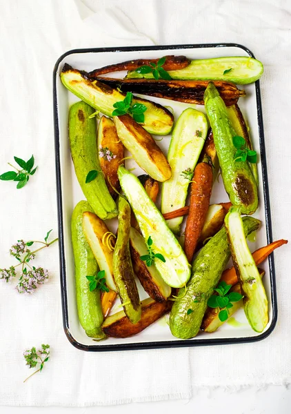 The baked summer vegetables — Stock Photo, Image