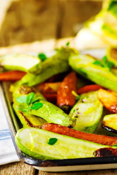 The baked summer vegetables — Stock Photo, Image