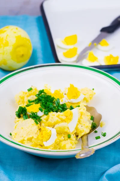 Potato salad with eggs — Stock Photo, Image