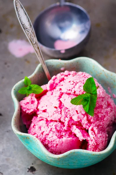Strawberry yogurt beku — Stok Foto