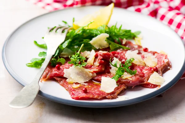 Carpaccio from veal. — Stock Photo, Image