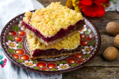 Placek, geleneksel Ukrayna pasta. 