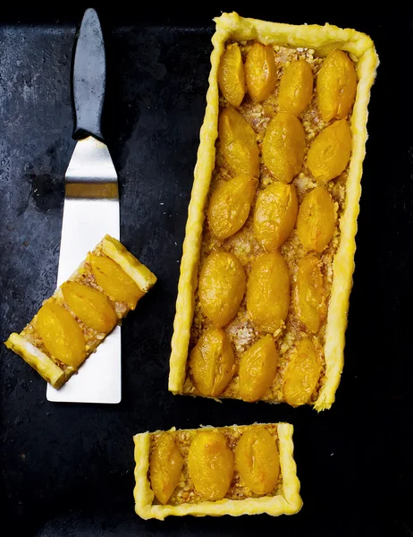 Torta di prugne fatta in casa — Foto Stock