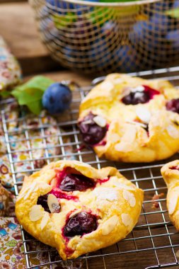 ev yapımı Erik pasta