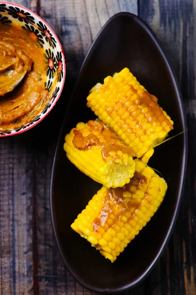 Boiled ears of corn — Stock Photo, Image