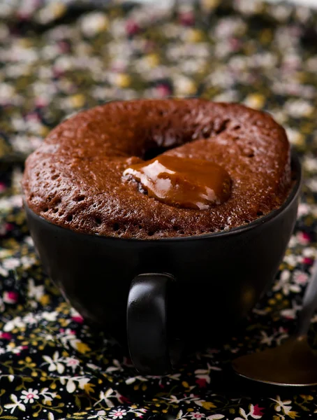 Tarta de taza preparada en microondas —  Fotos de Stock