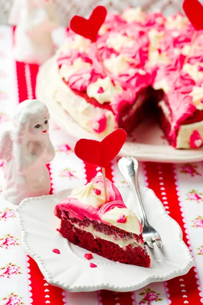 " Red velvet" cake — Stock Photo, Image