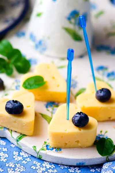 Slices of cheese — Stock Photo, Image