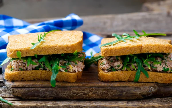 Sandwich met een tonijn — Stockfoto