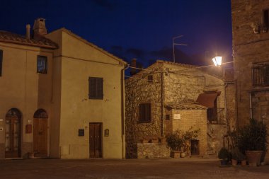 Pienza, Toskana bölgesindeki Val d'Orcia bir kasabada