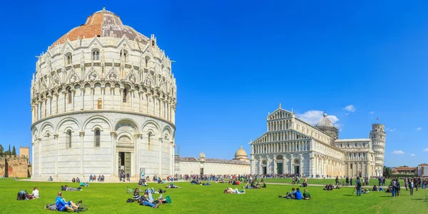 Eğik Pisa Kulesi, İtalya — Stok fotoğraf