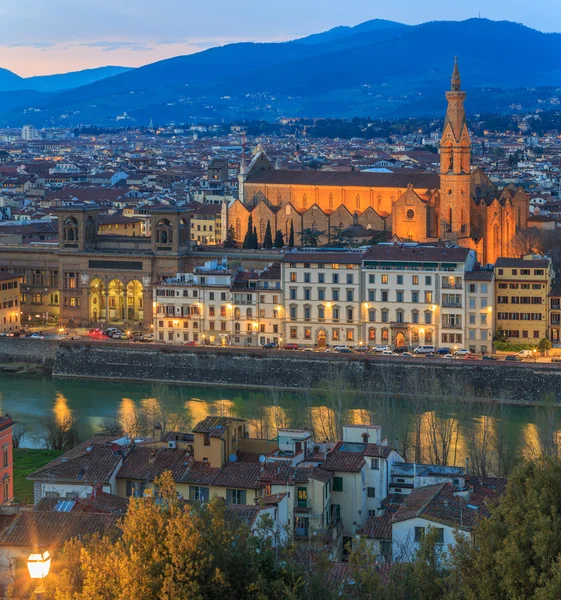 Άποψη της Φλωρεντίας από piazzale Michelangelo — Φωτογραφία Αρχείου