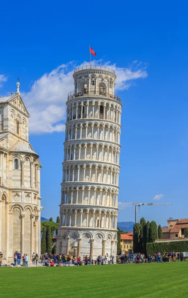 Eğik Pisa Kulesi, İtalya — Stok fotoğraf