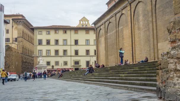 Piazza della signoria — Stok video