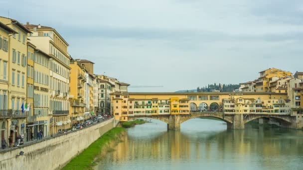 Ponte Vecchio, Florencja, Włochy — Wideo stockowe