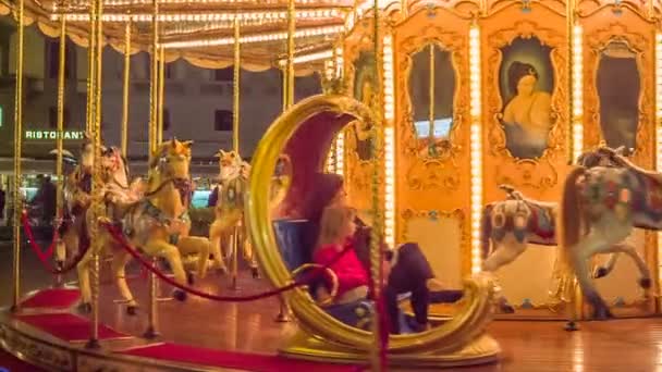 Carousel, FLORENCE,意大利 — 图库视频影像