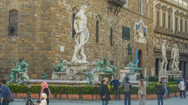 Piazza della Signoria — Stockvideo