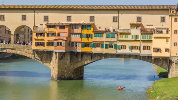 Ponte Vecchio, Florencia, Italia — Vídeo de stock