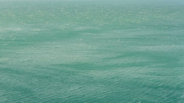 Die Oberfläche des Meeres mit wenig Wind, Italien — Stockvideo