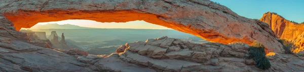 Mesa arch, canyonlands nationalpark, utah, usa lizenzfreie Stockbilder