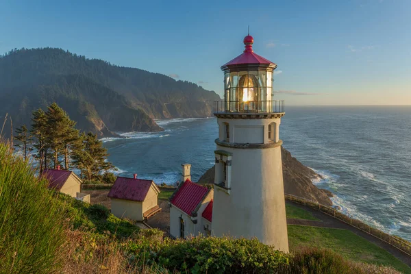 Heceta Head Lighthouse Florença Oregon Eua — Fotografia de Stock