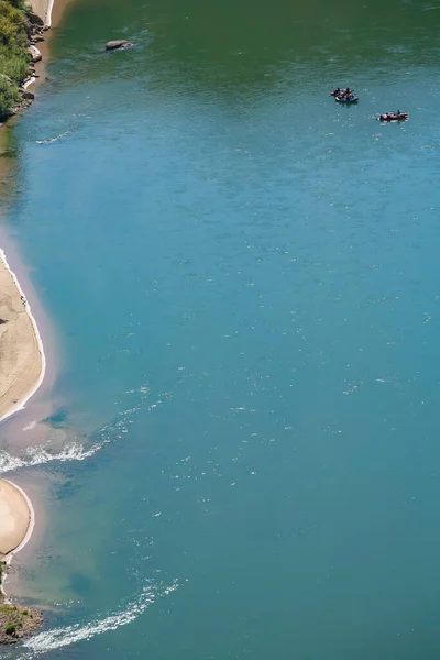 Widok Mostu Navajo Rafting Rzece Kolorado Arizona Usa — Zdjęcie stockowe