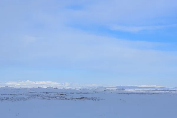 Snow and sky — Stock Photo, Image