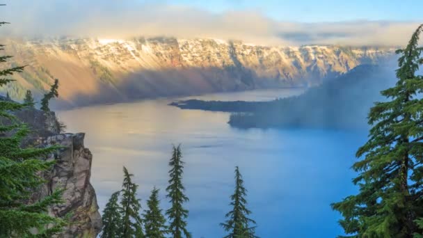 Parque Nacional del Lago del Cráter — Vídeo de stock