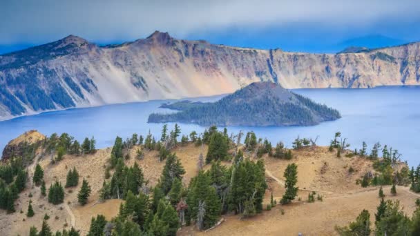 Parque Nacional del Lago del Cráter — Vídeos de Stock