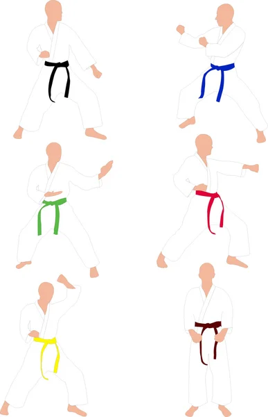 Karate. — Vector de stock