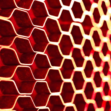 soyut metal petek yapısı