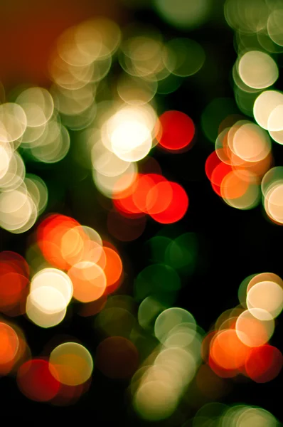 Luzes embaçadas de Natal . — Fotografia de Stock