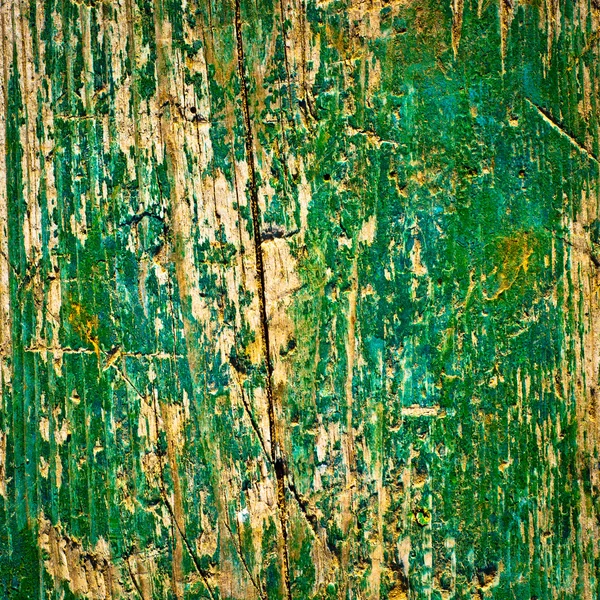 Old green wood texture background — Stock Photo, Image