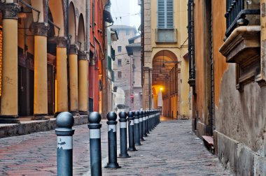 Street view Bologna clipart