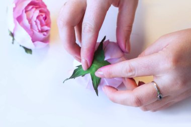 Köpükten yapay gül çiçekleri, adım adım foamiran ana sınıf atölyesi, el işi rehberi, 