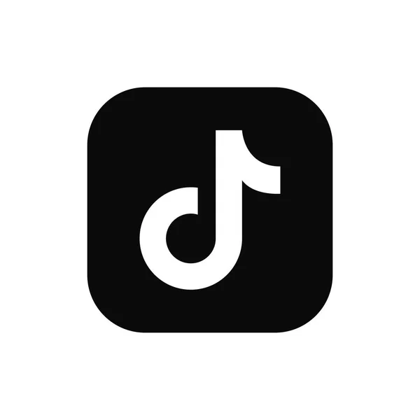 Haisyn, Ukraine - March 24: TikTok logo. TikTok icon isolated on white background. Vector illustration