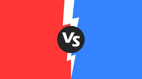 Ecrã Conceito Batalha Competição Duelo Comparação Ilustração Vetorial —  Vetores de Stock