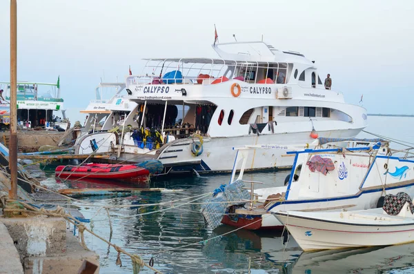 Сафага Египет Ноября 2019 Года Marina Safaga Diving Yachts — стоковое фото