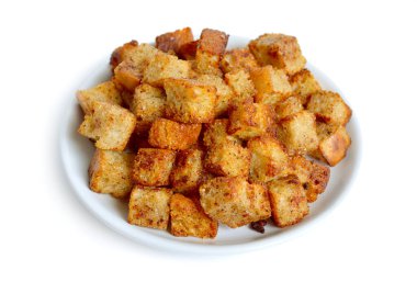 El yapımı beyaz ekmek kübü.