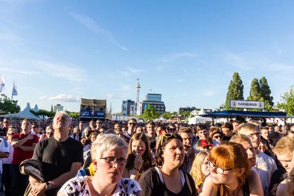 Kiel Deutschland Juni 2016 Public Viewing Des Fußballspiels Nordirland Deutschland — Stockfoto