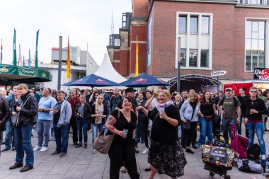 Kiel, Almanya - 21 Haziran 2016: The Red Hot Chilli Pepper cover Band 