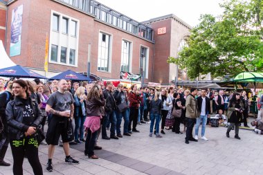 Kiel, Almanya - 21 Haziran 2016: The Red Hot Chilli Pepper cover Band 