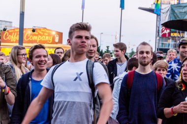 Kiel, Almanya - 21 Haziran 2016: The Red Hot Chilli Pepper cover Band 